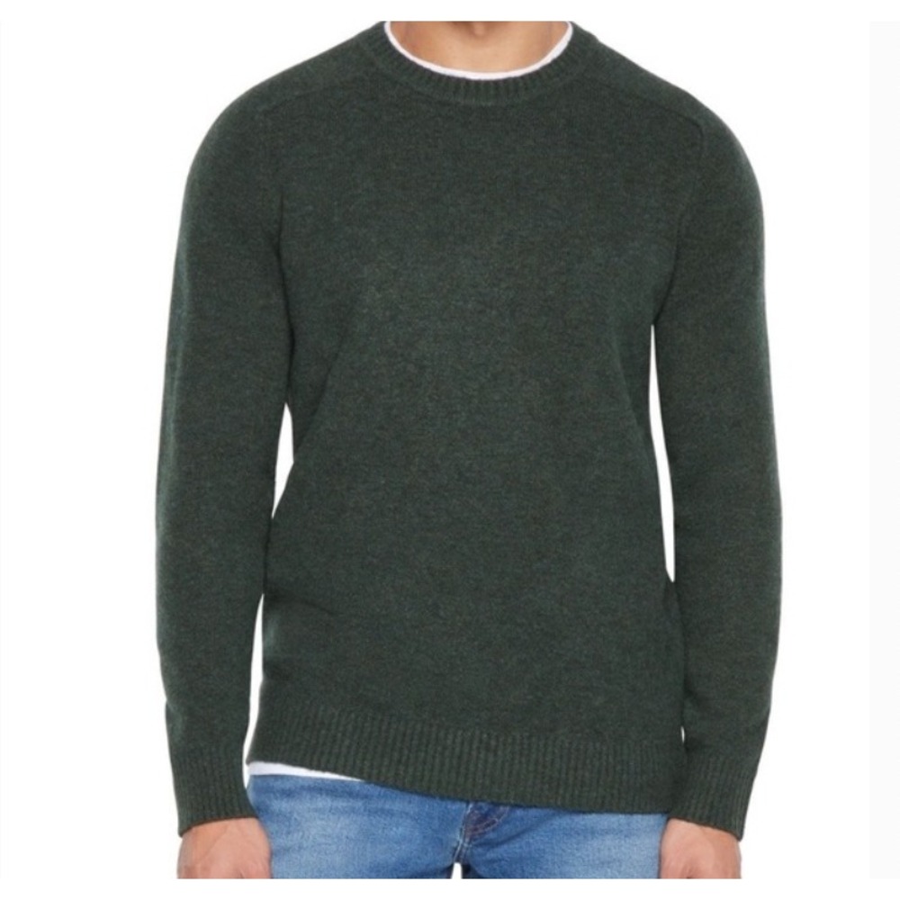 Gap Mainstay Crew Sweater Mens Large Tall Essex Green